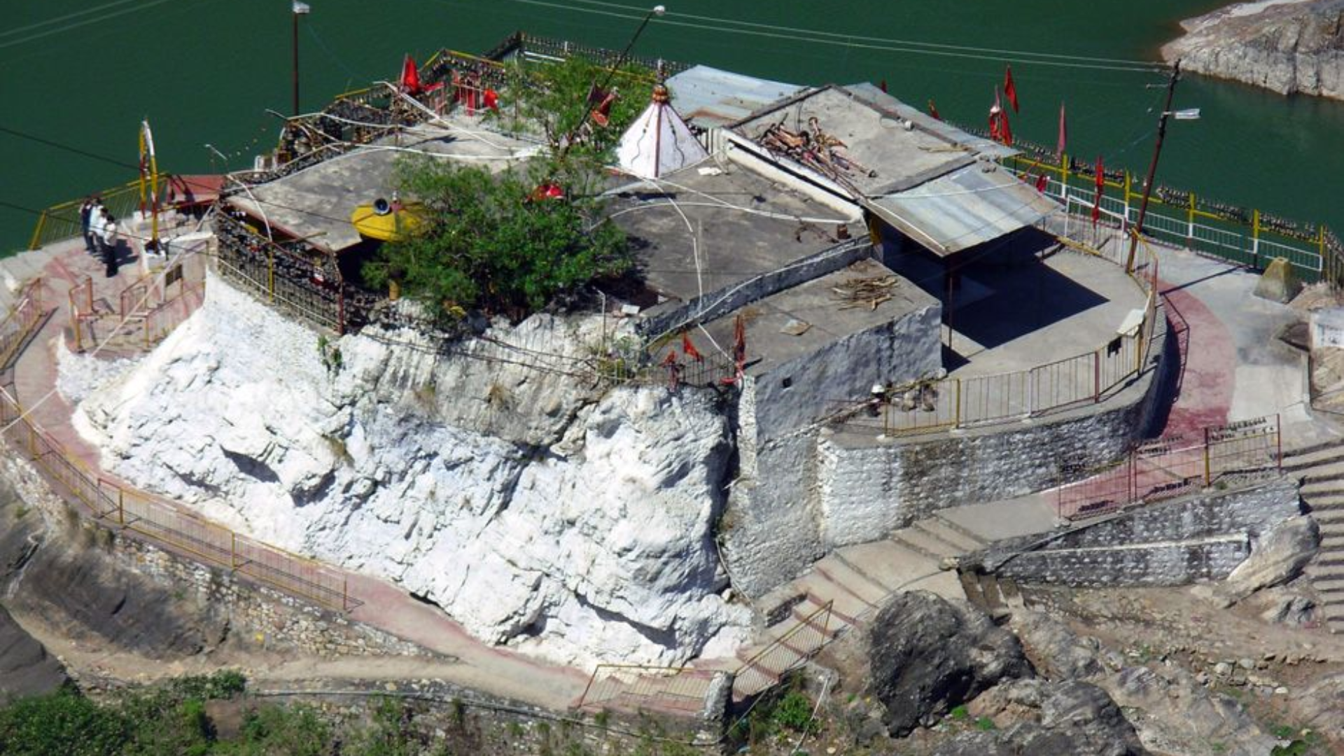 Alaknanda River view near Dhari Devi Temple
