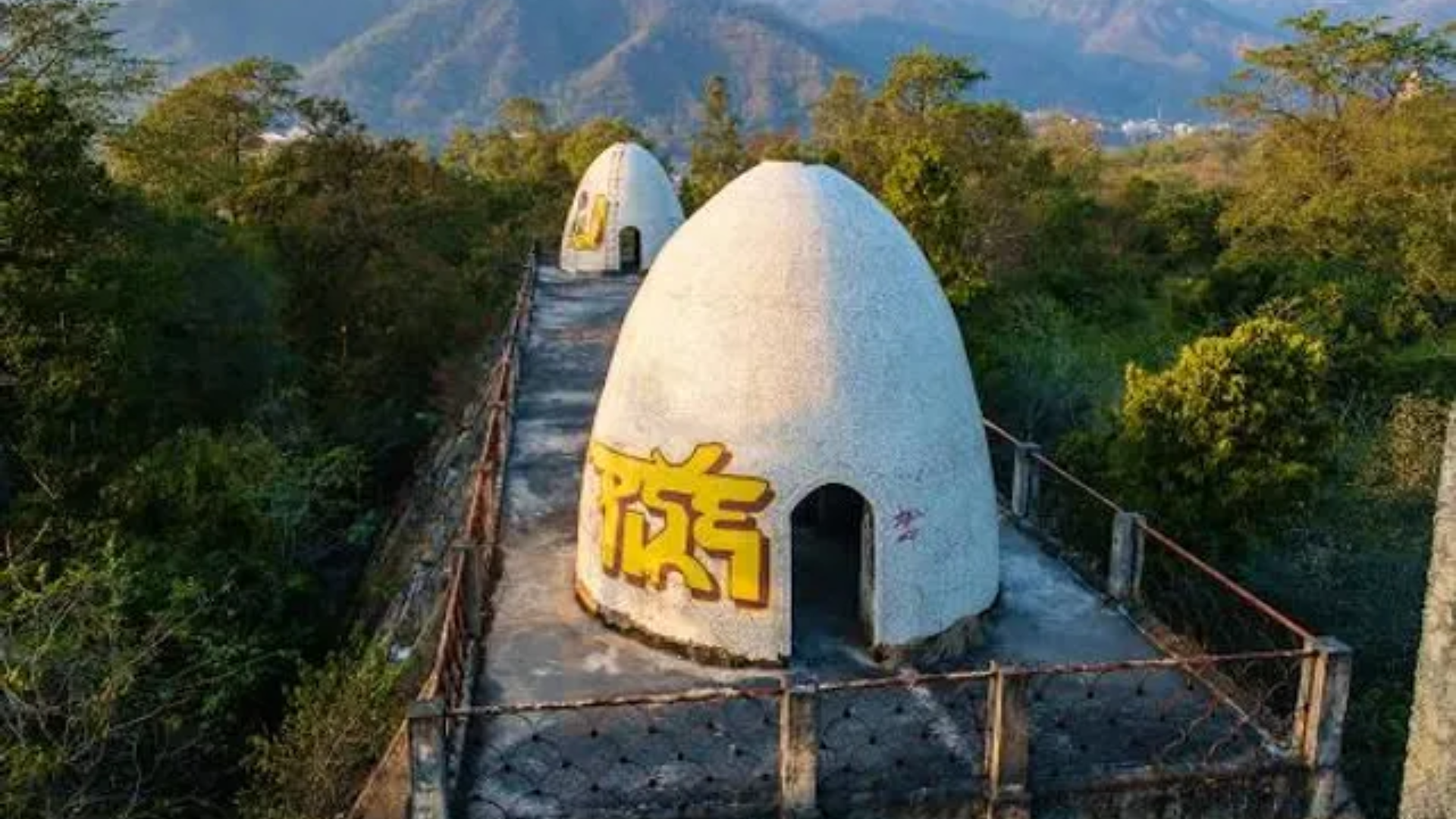 Graffiti art at Beatles Ashram Rishikesh