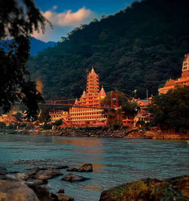 Steps leading to bhootnath Temple Rishikesh
