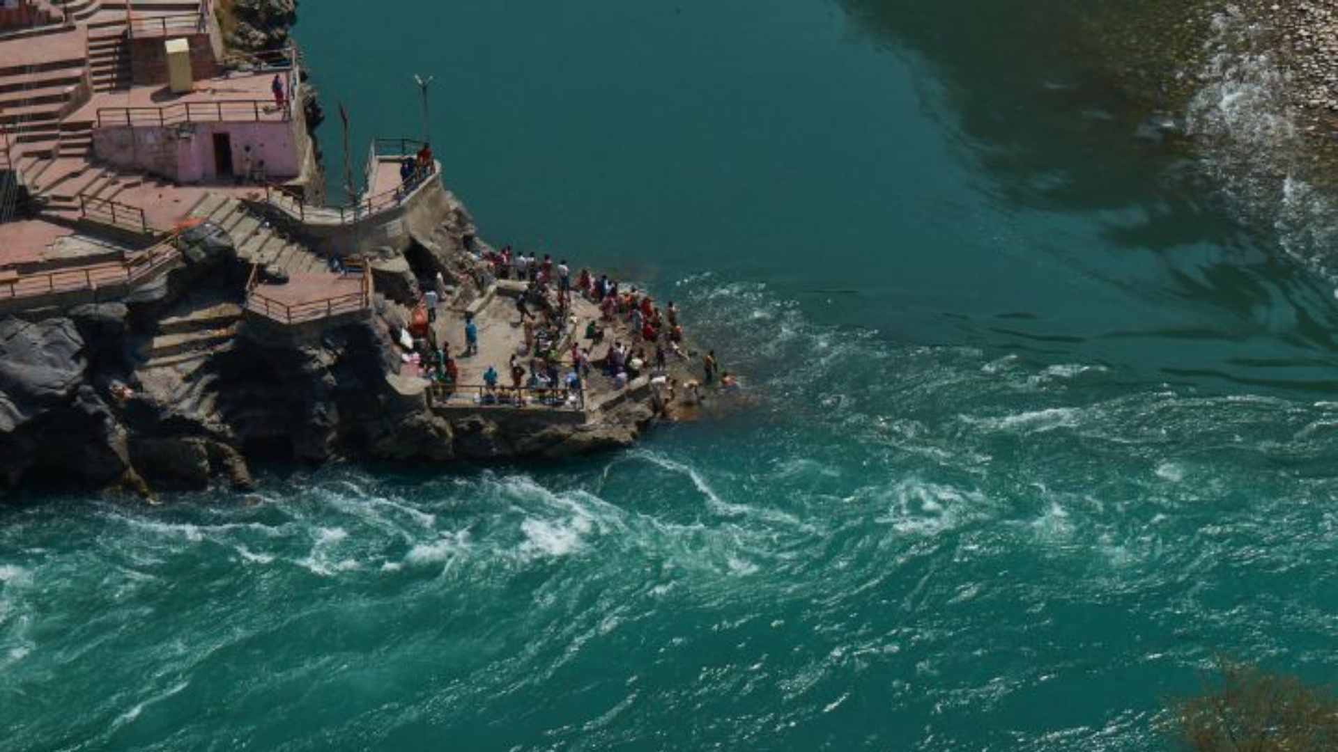 River Ganga formation at Devprayag Sangam