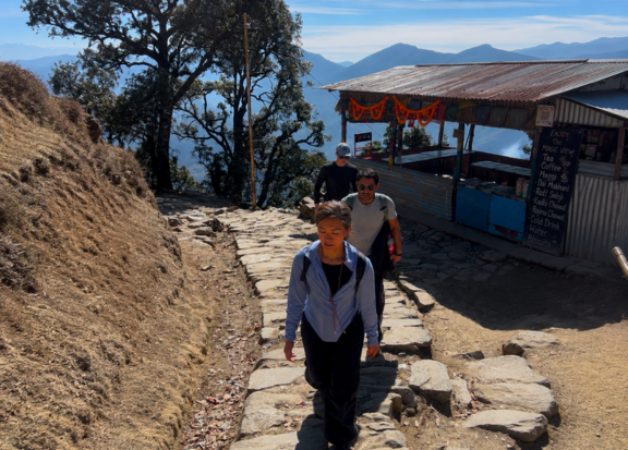 Himalayan trekking and yoga experience during advanced retreat in India
