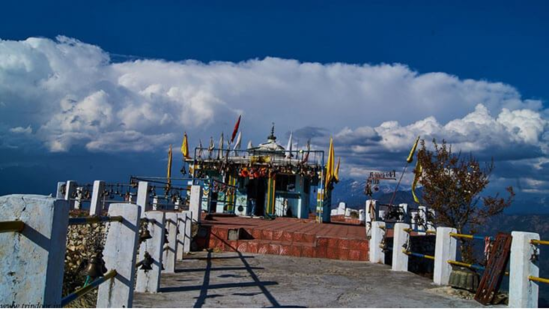 Devotees offering prayers at Kartik Swami Temple Uttarakhand