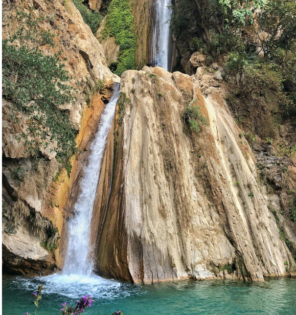 Forest trek path to Neergarh Waterfall Rishikesh