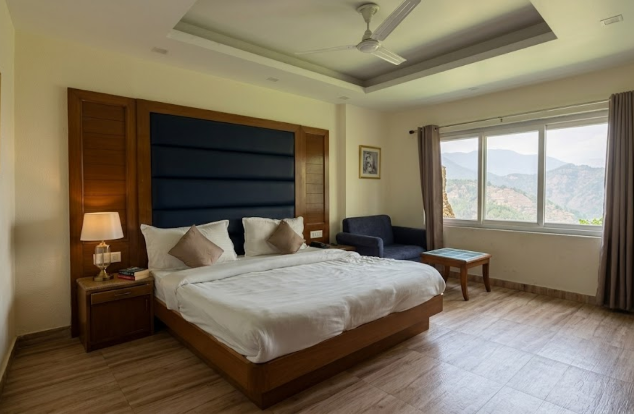 private yoga accommodation in Rishikesh peaceful and comfortable room for yoga retreat
