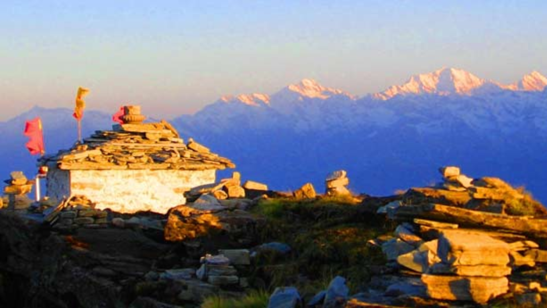 Early morning view at Tungnath Temple